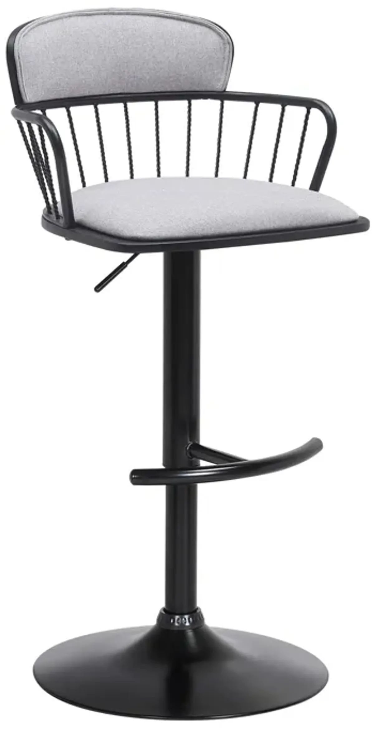 | Nash Adjustable Swivel Counter Stool | Light Gray