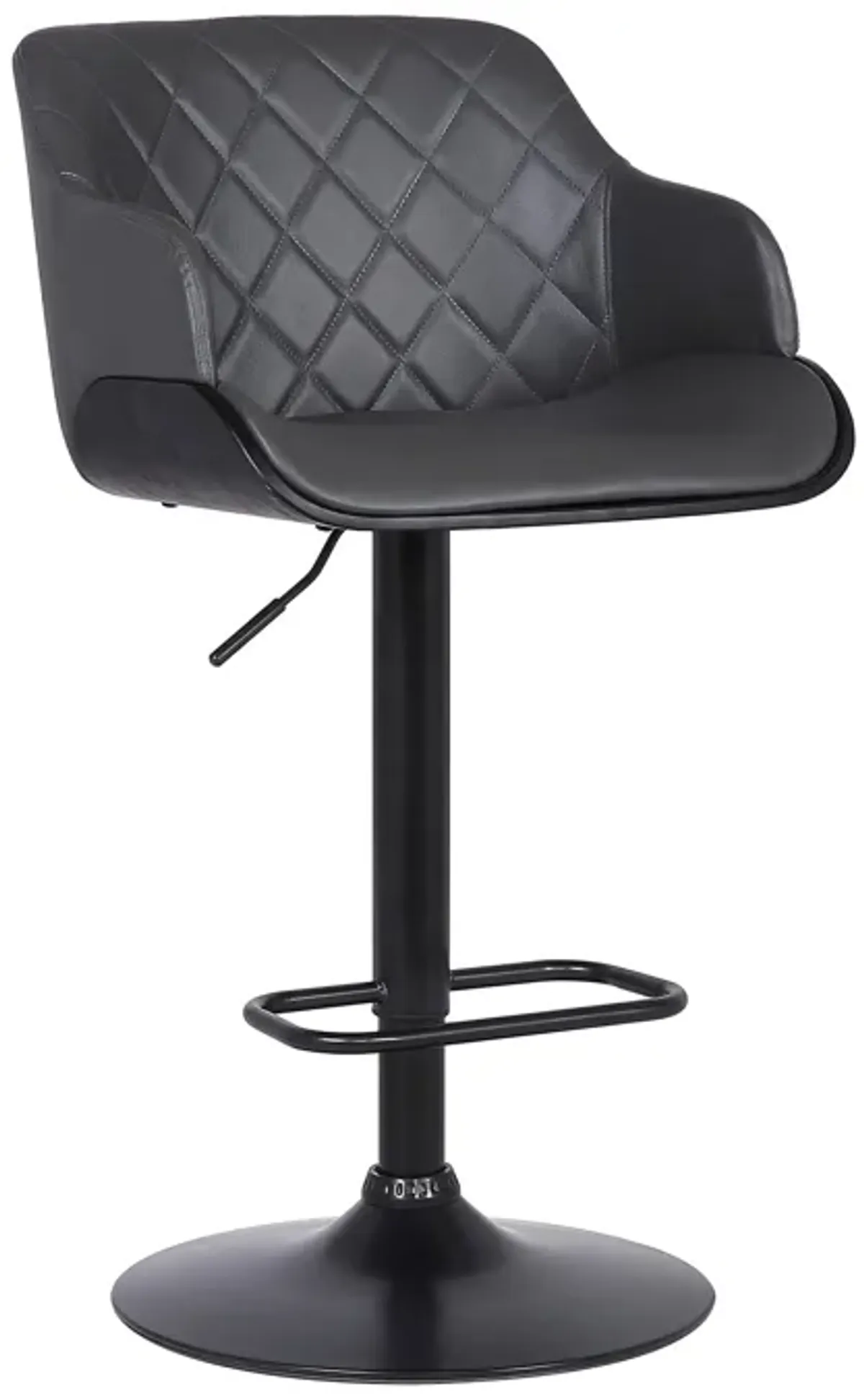 | Toby Adjustable Swivel Bar Stool | Gray