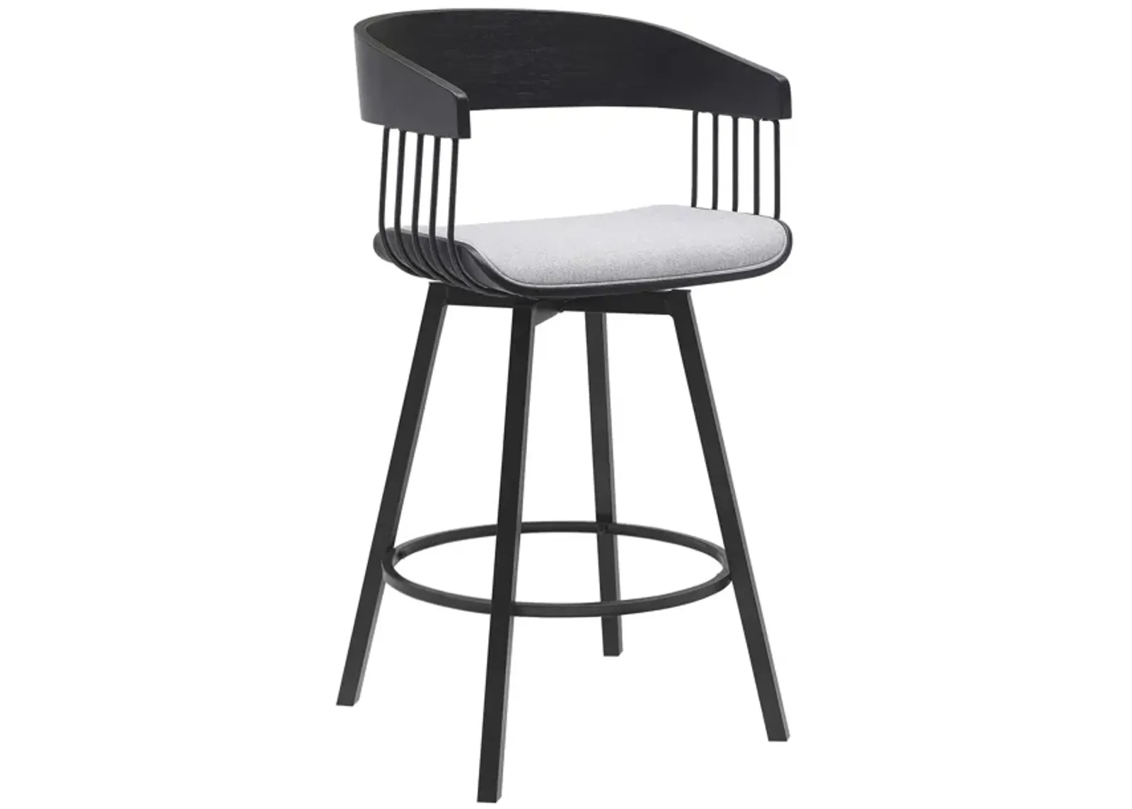 | Athena Adjustable Swivel Counter Stool | Gray