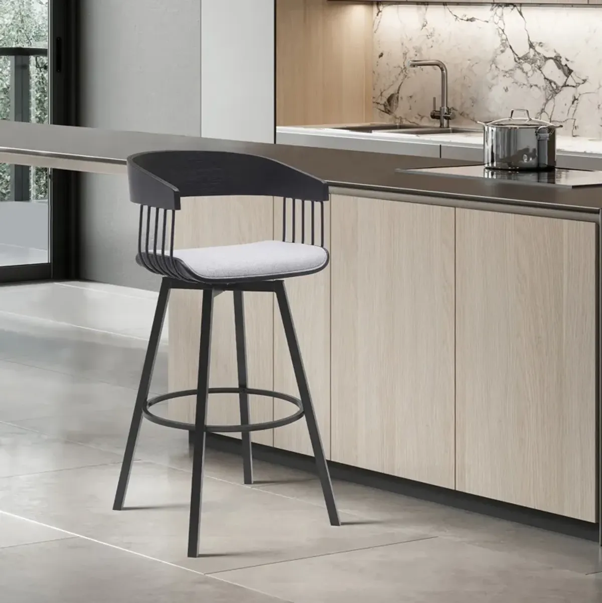 Athena Adjustable Swivel Bar Stool