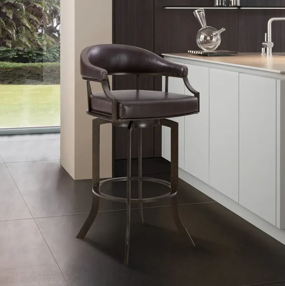 Edy Swivel Counter Stool