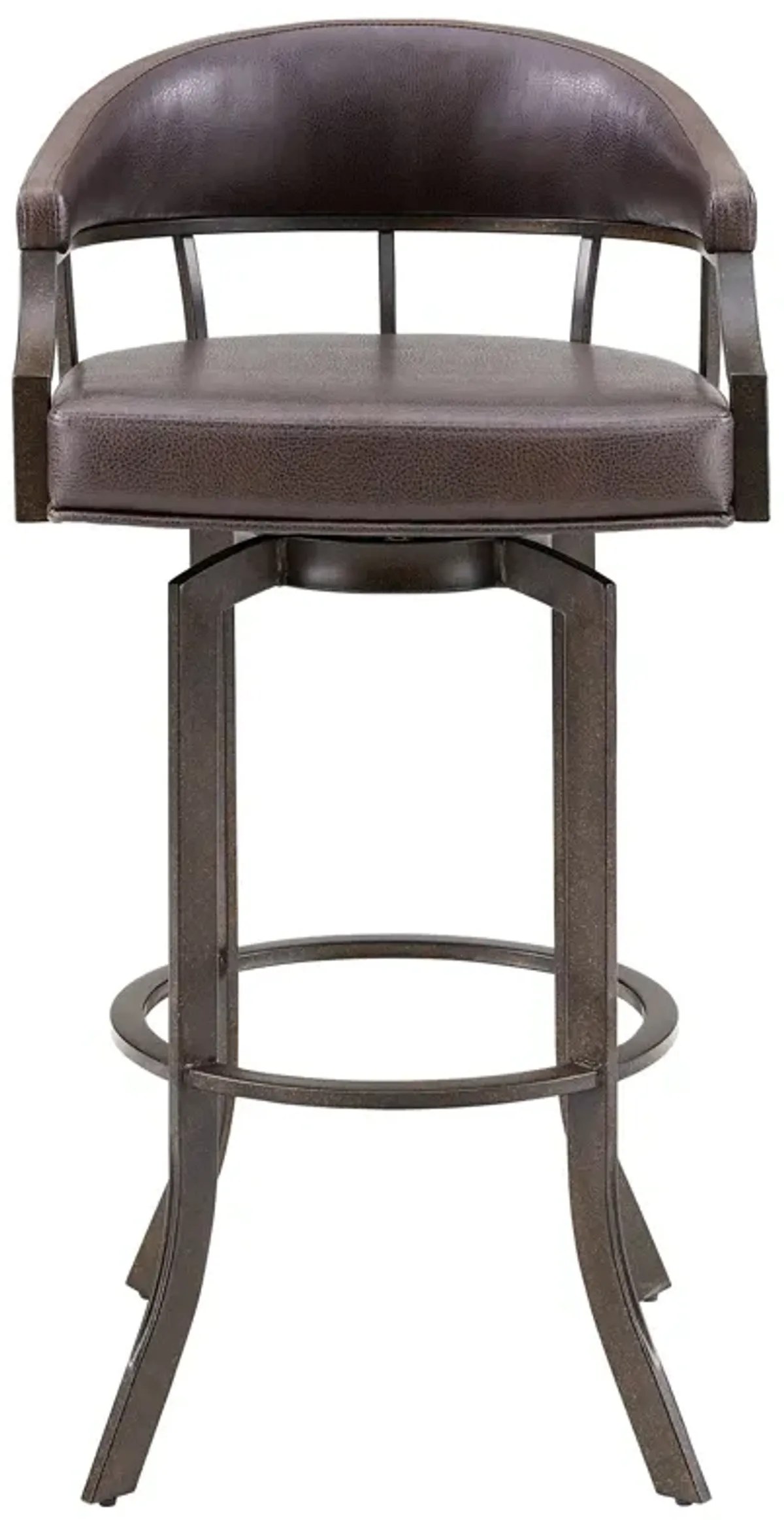 | Edy Swivel Bar Stool | Brown