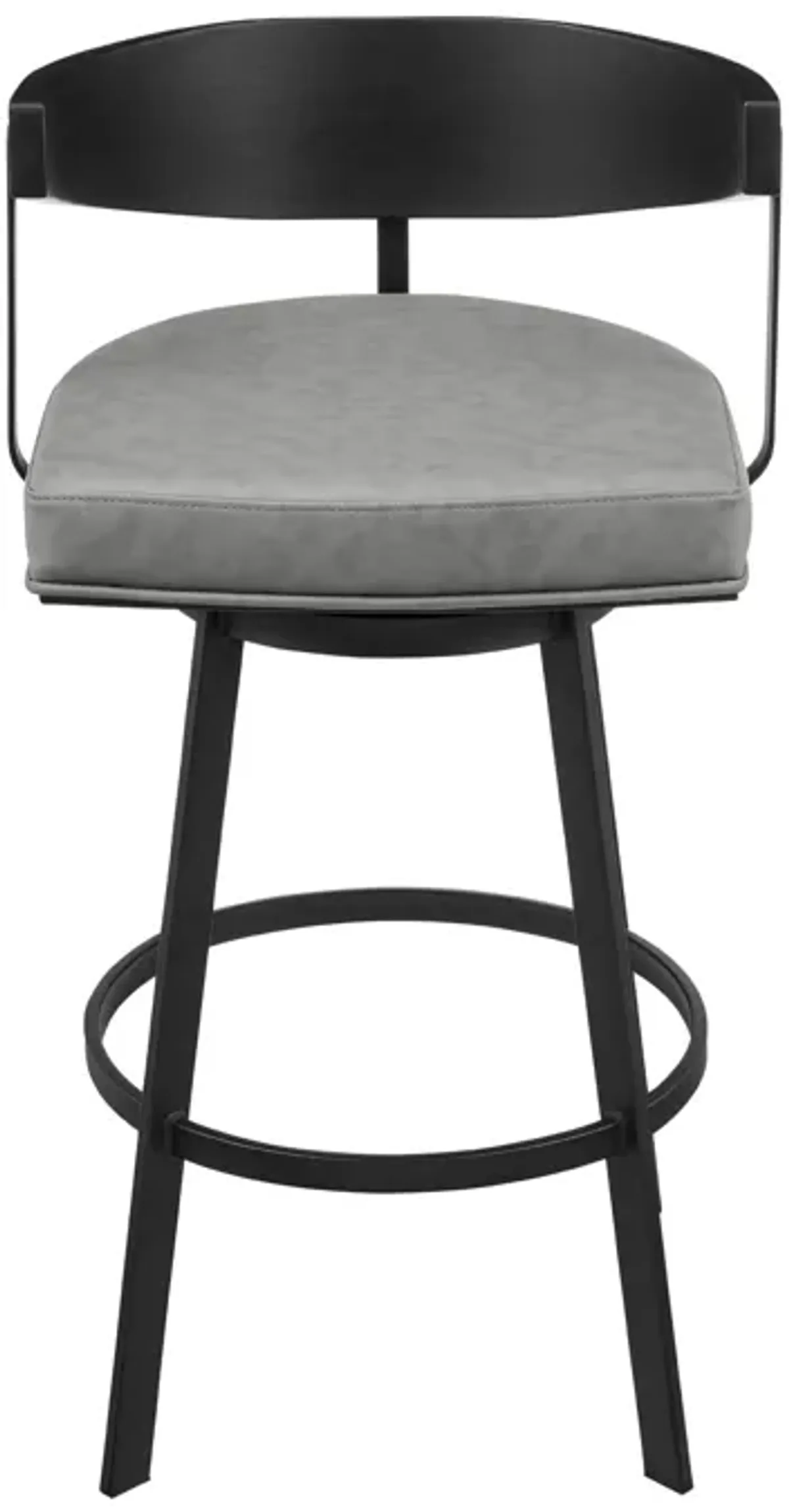 | Lacey Swivel Counter Stool | Gray