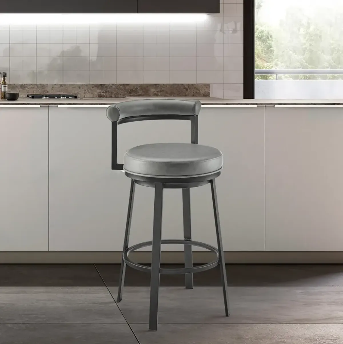 Reuben Swivel Bar Stool