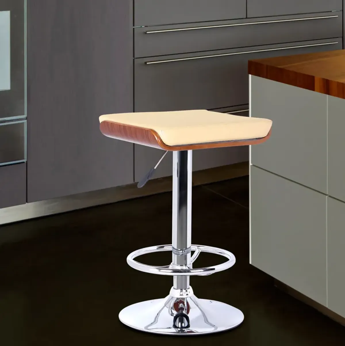 Java Adjustable Swivel Bar Stool