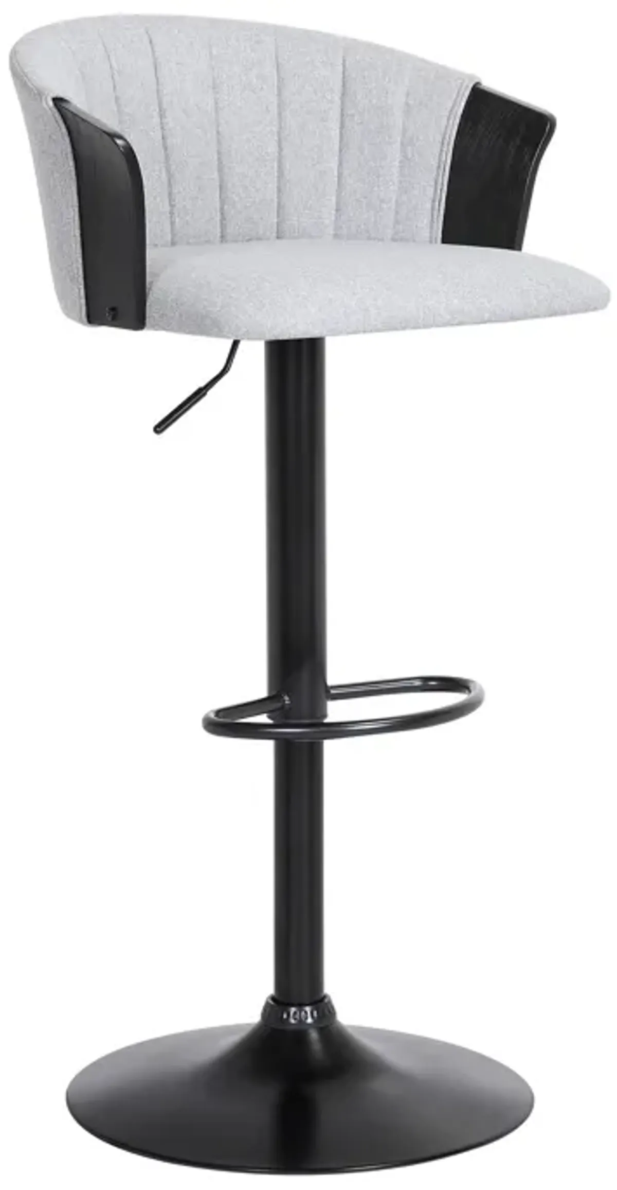 | Lydia Adjustable Swivel Bar Stool | Light Gray