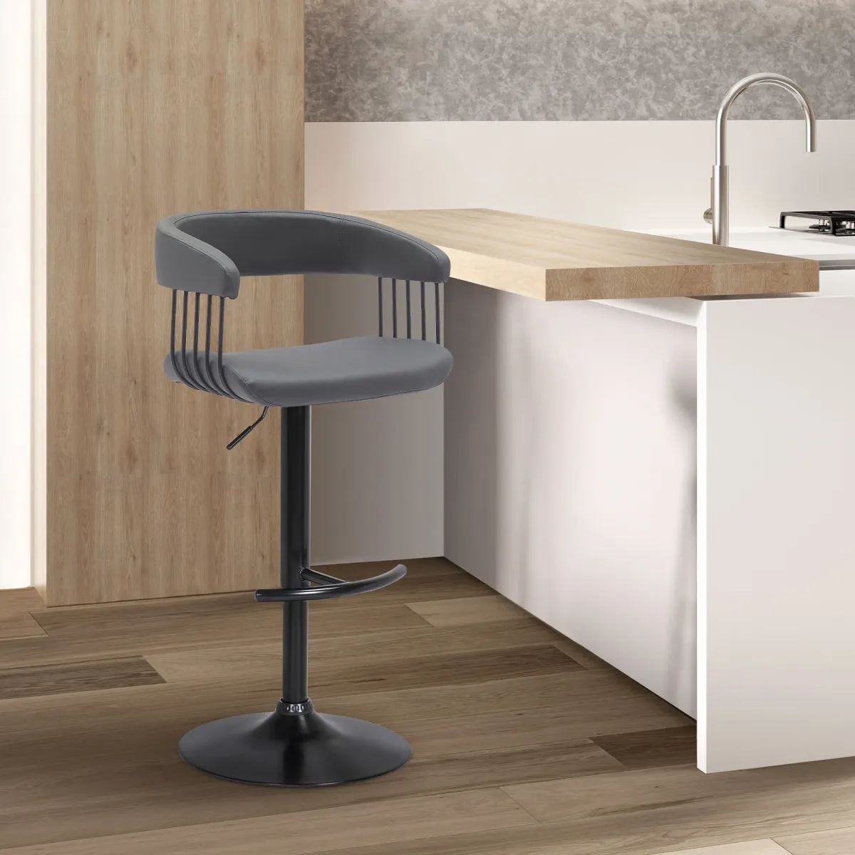 Calista Adjustable Swivel Bar Stool