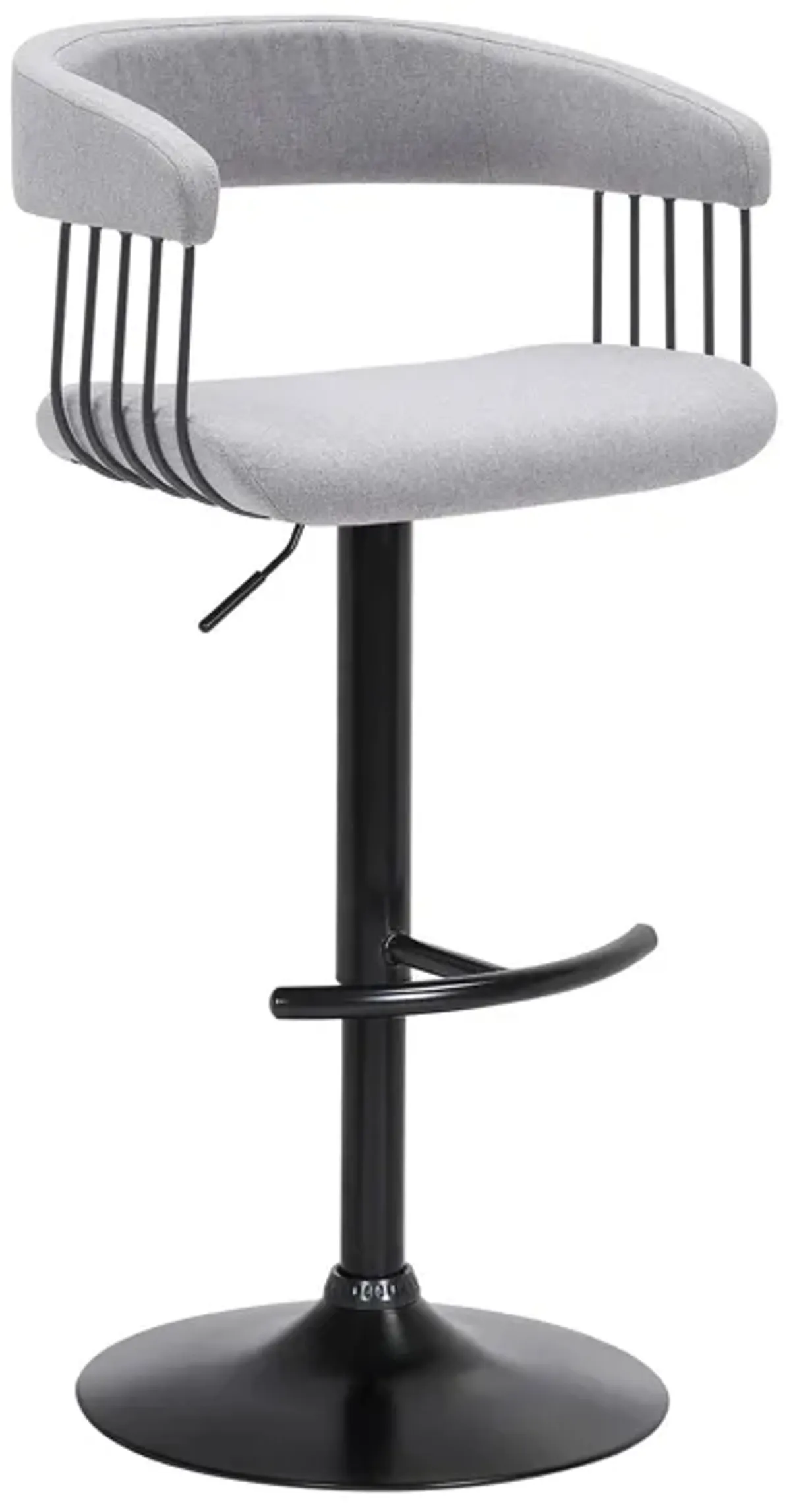 | Calista Adjustable Swivel Bar Stool | Gray