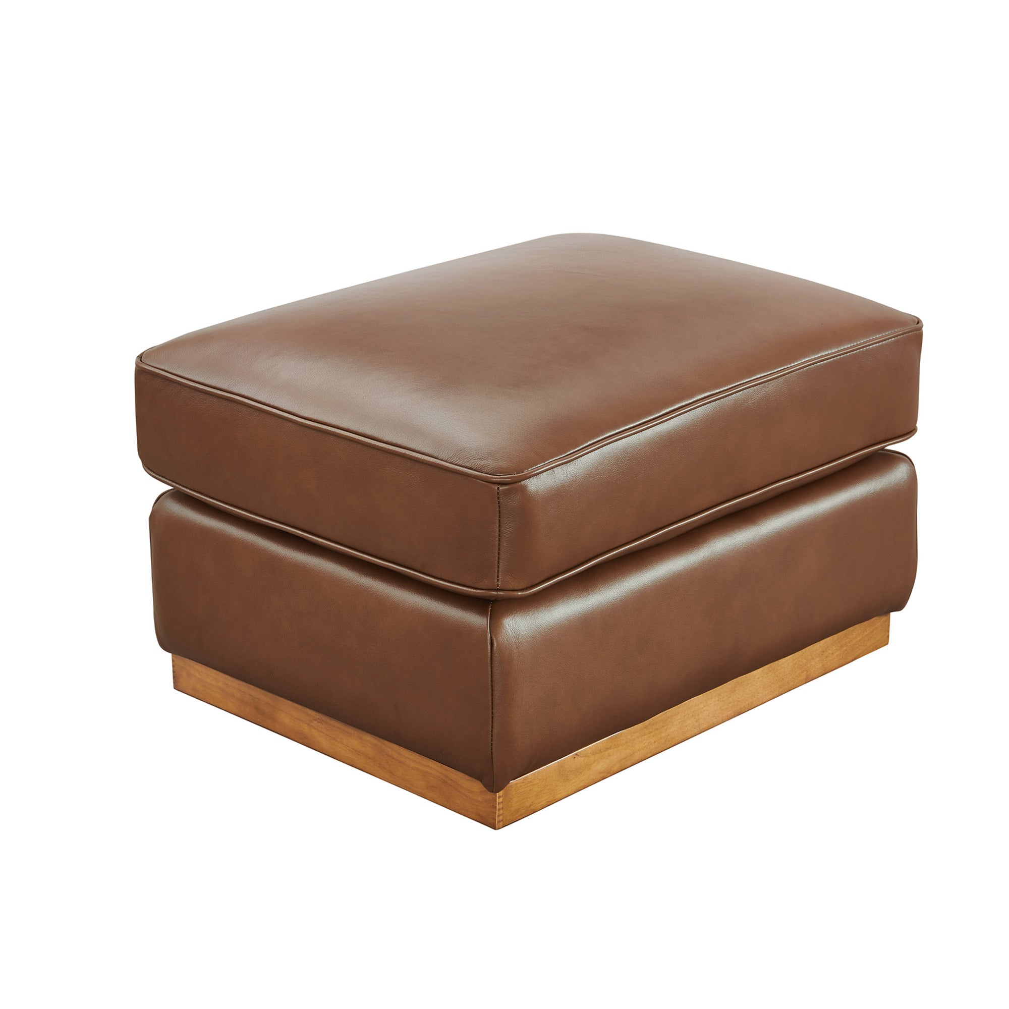 Leather Italia USA | Carter Ottoman | Saddle Domino