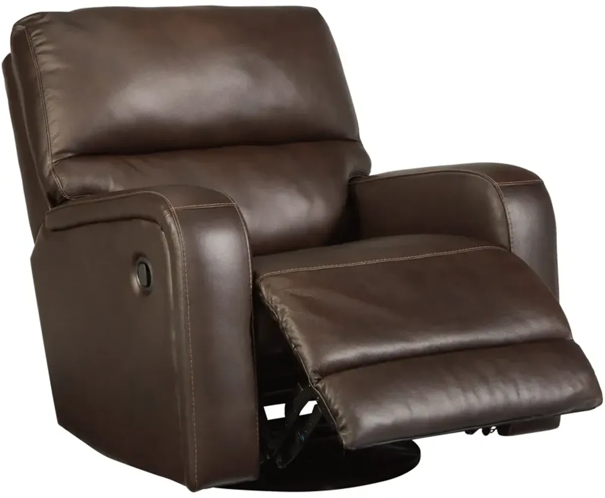 Ashley Furniture | Emberla Swivel Glider Recliner Chair | Coffee