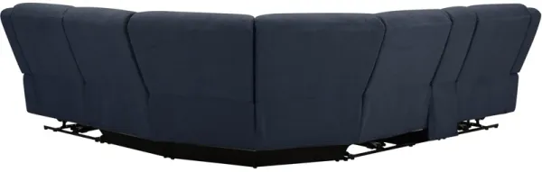 Kuka Home Grayson 6 Piece Sectional with 2 Power Ends and 2 Power Armless