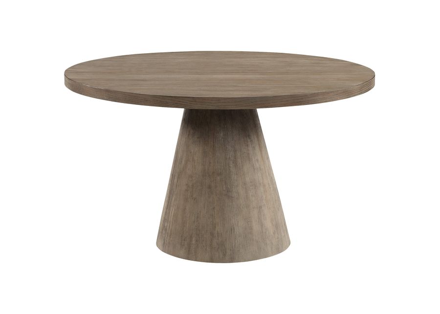 Elements | Portland Round Dining Table | Black