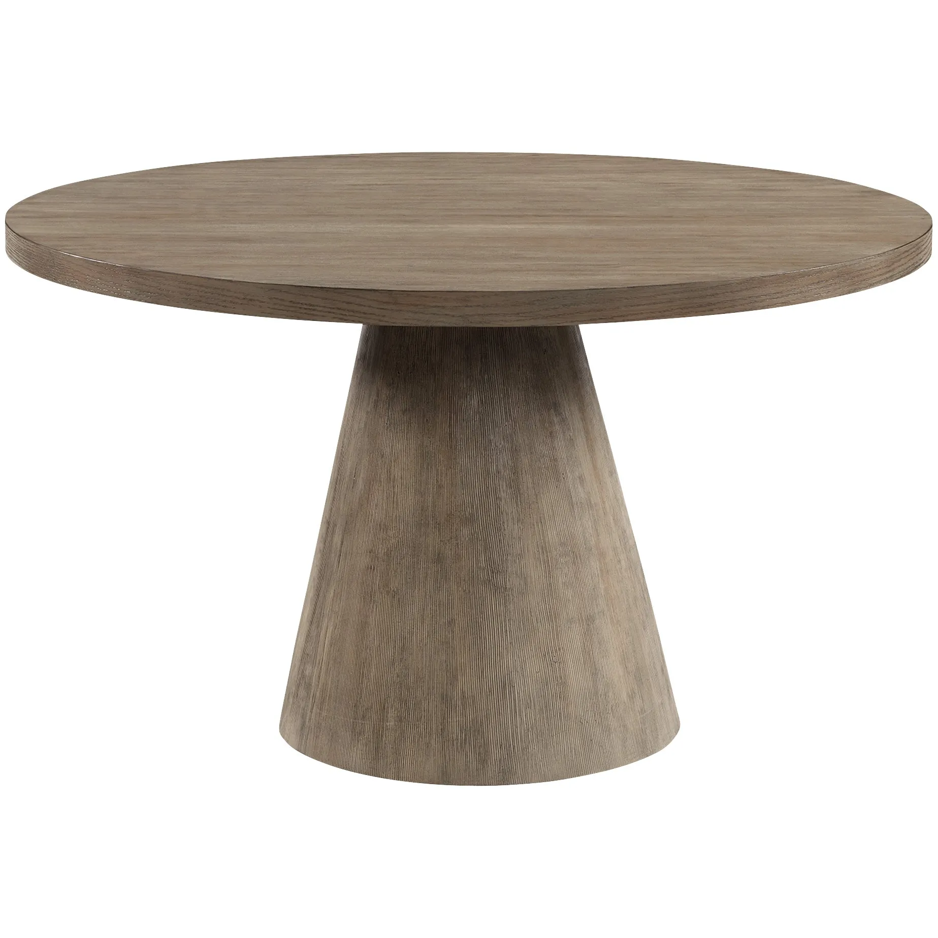 Elements | Portland Round Dining Table | Black