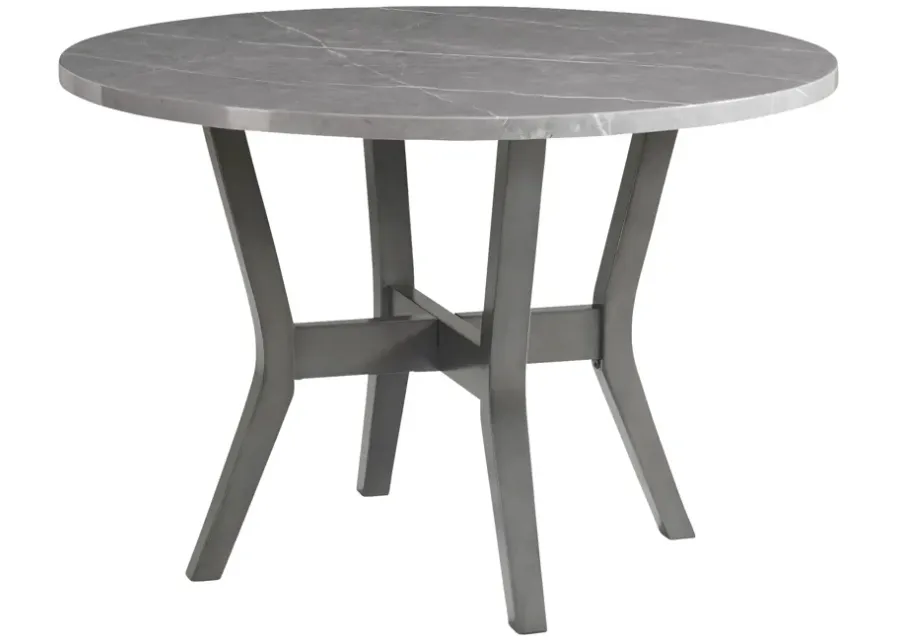 Elements | Ambridge 5 Piece Dining Set | Brushed Gray