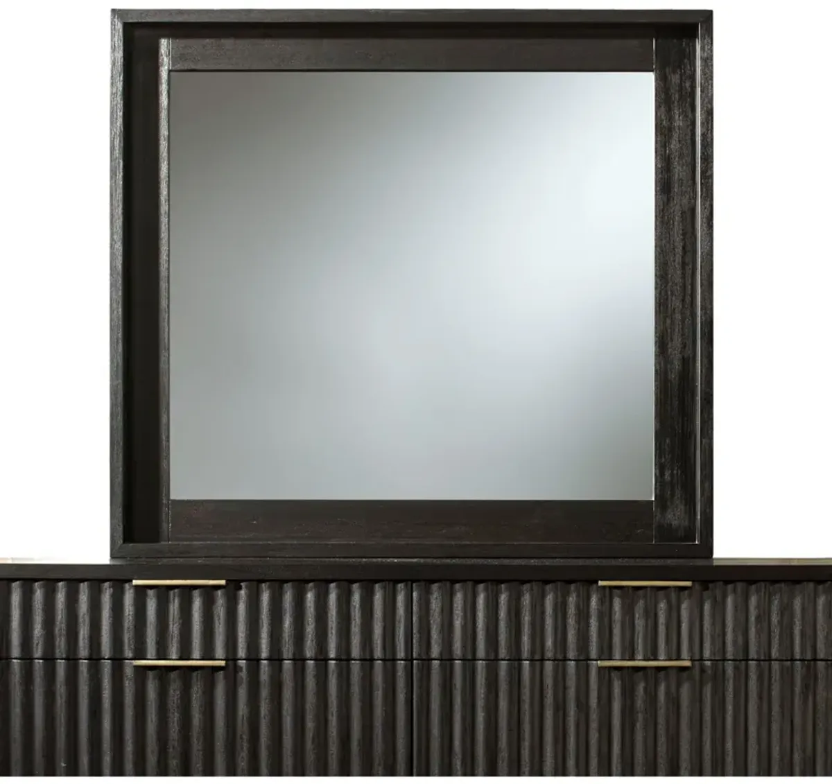 | Kentfield Mirror | Black Drift Oak