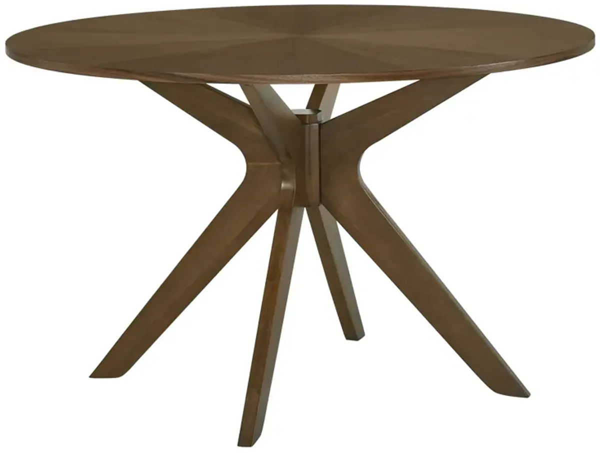 | Weston Round Dining Table | Brown