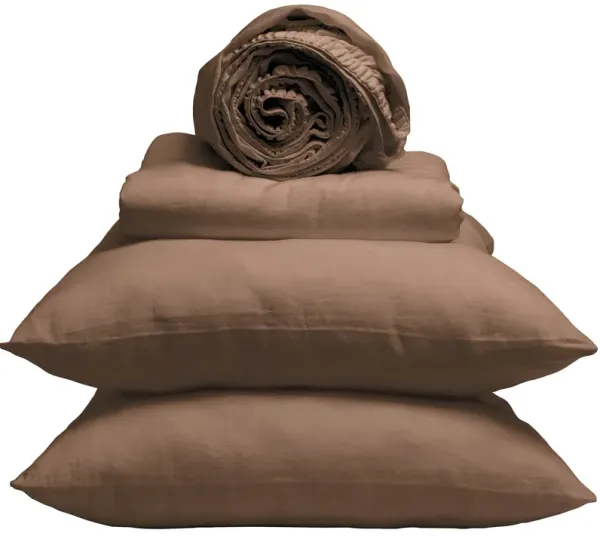 PureCare Dr Weil Blended Linen Sheet Set