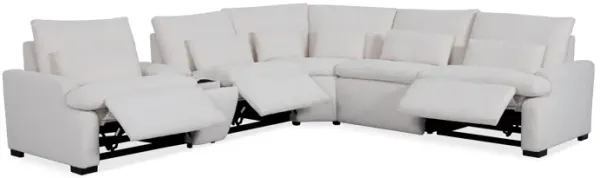Man-Wah Cheers Fiona 6 Piece Power Reclining Sectional