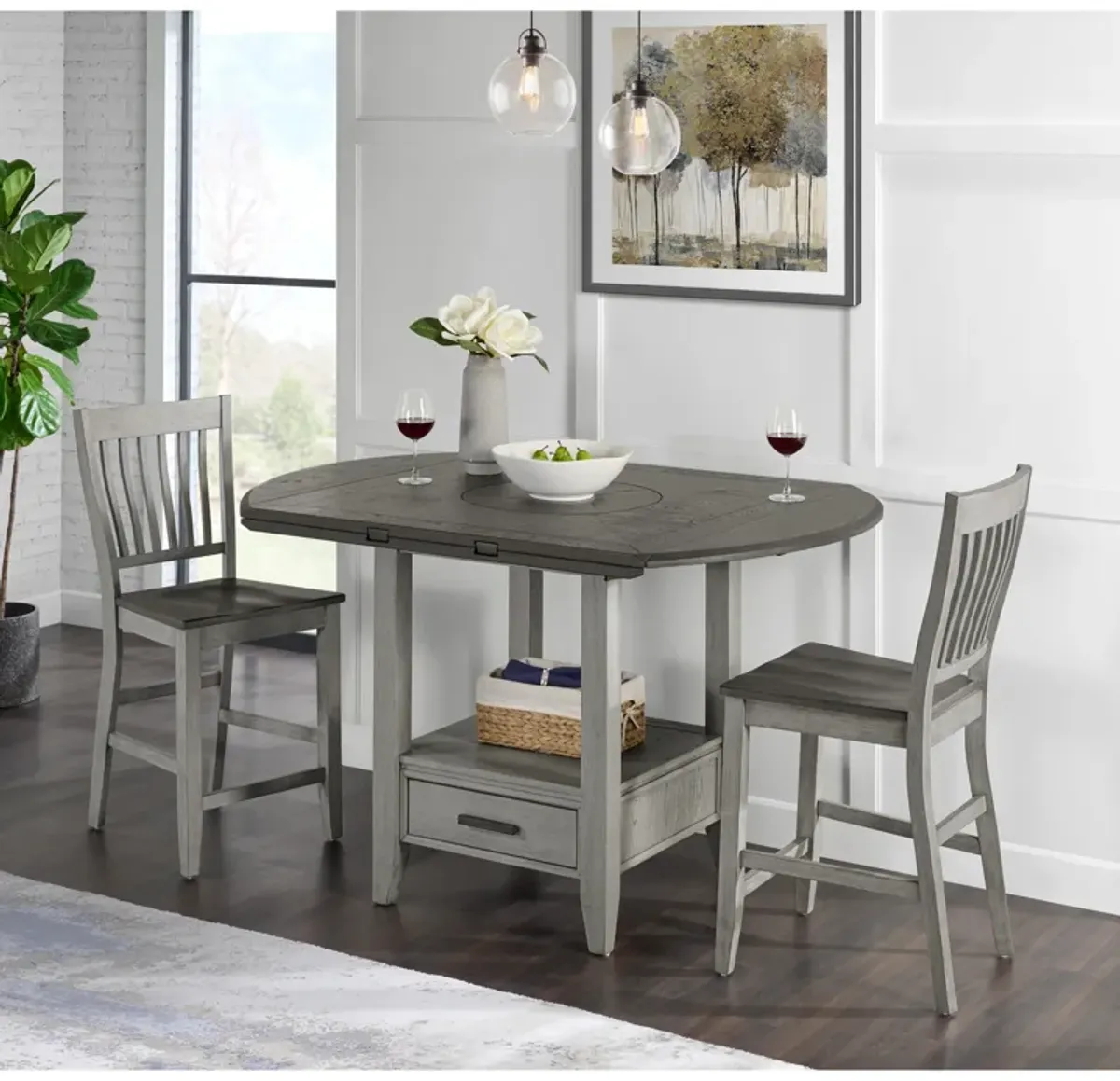 | Kohrs 5 Piece Counter Dining Set | Gray