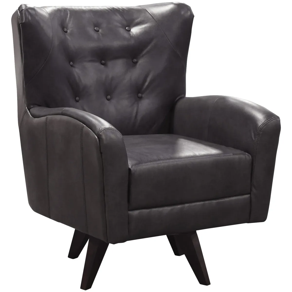 Harper Leather Swivel Chair