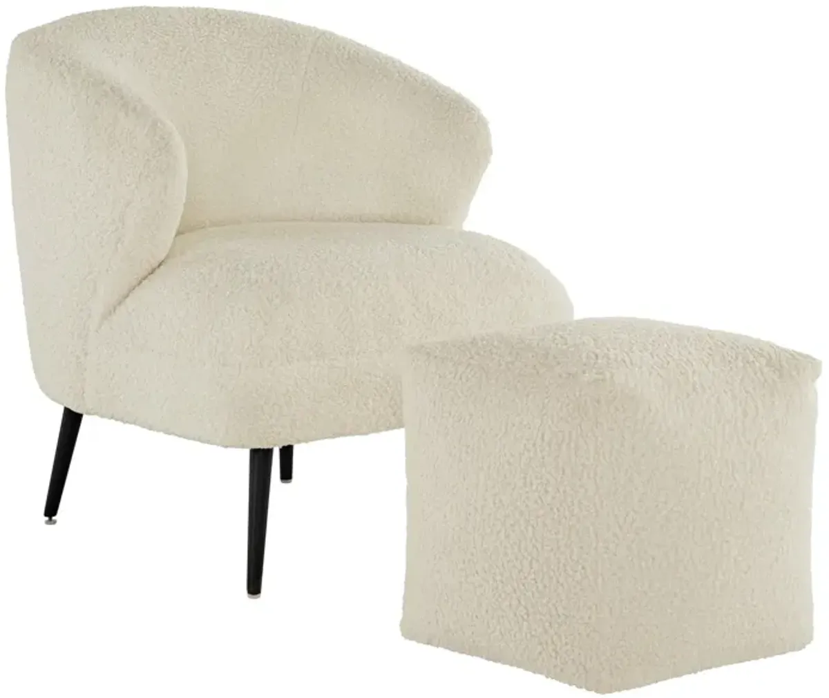 Zuri Chair and Ottoman