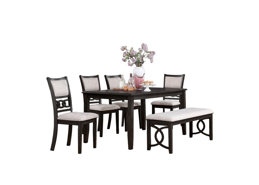 Titanic Furniture | Sabrinal 5 Piece Dining Set | Gray