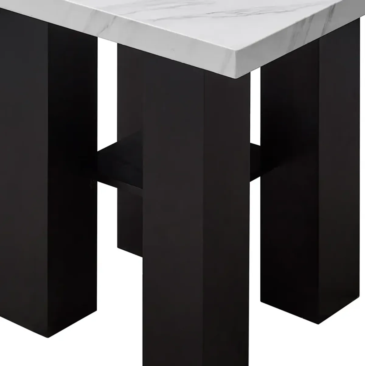 | Granada Counter Table | White Faux Marble