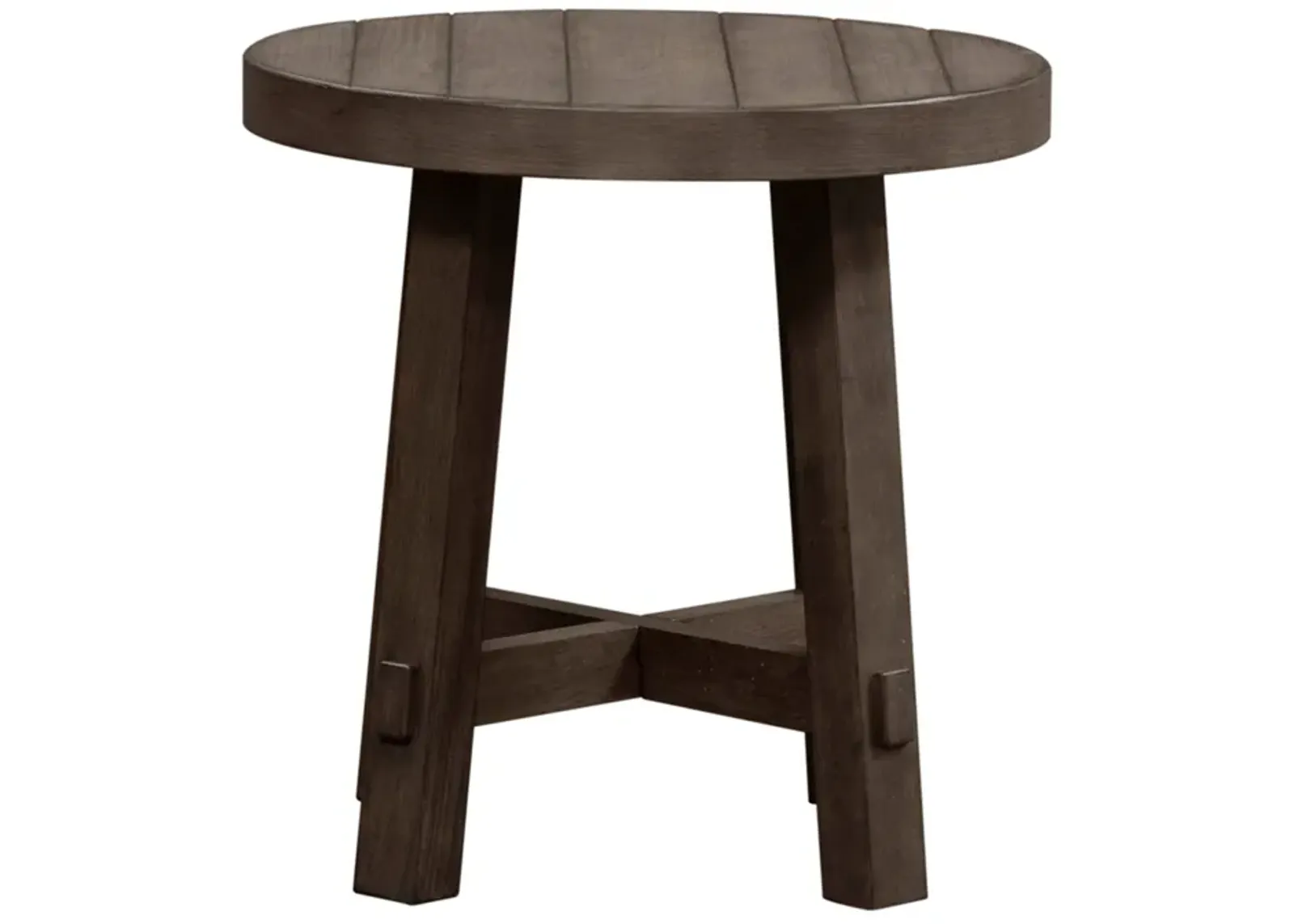 Modern Farmhouse Round End Table