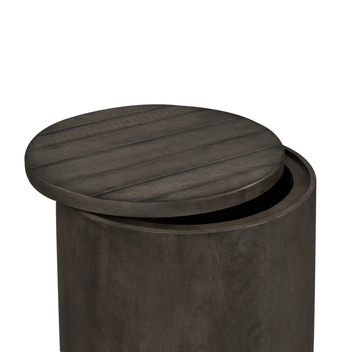 Modern Farmhouse Drum End Table