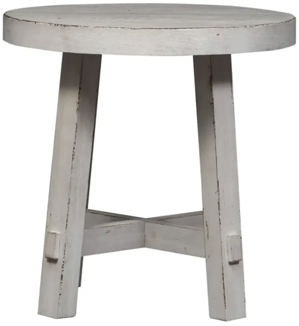 Modern Farmhouse Round End Table