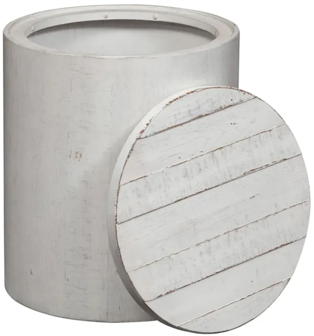 Liberty Furniture Modern Farmhouse Drum End Table