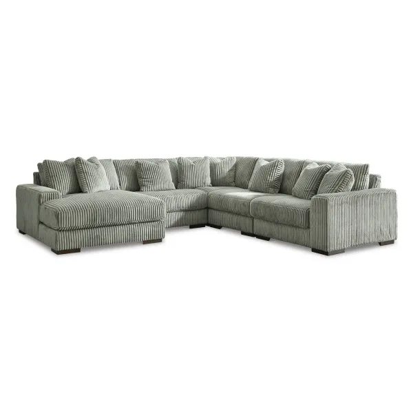 Ashley Furniture Lindyn 5 Piece Left Chaise Sectional