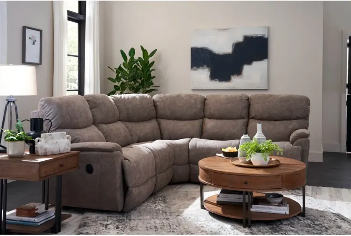 Trouper 3 Piece Reclining Sectional