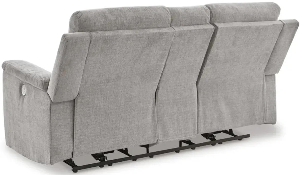 Barnsana Power Reclining Console Loveseat