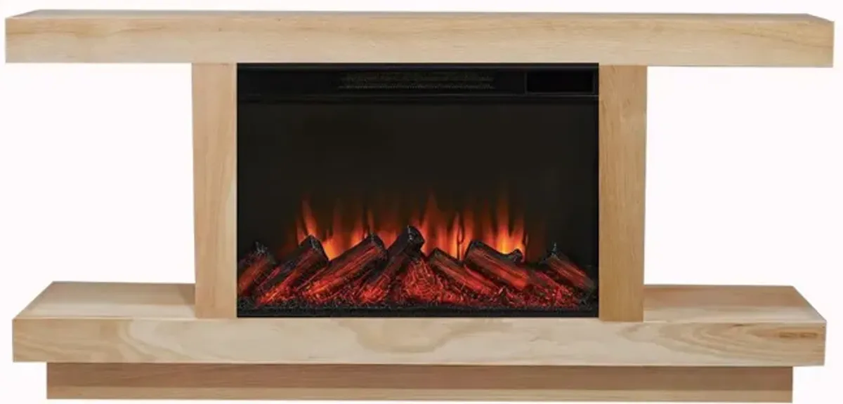 Bragg 54 Inch Fireplace Console