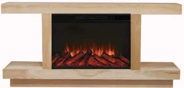 Kurio King Bragg 54 Inch Fireplace Console