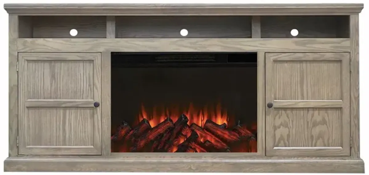 Kurio King Thyen 77 Inch Fireplace Console