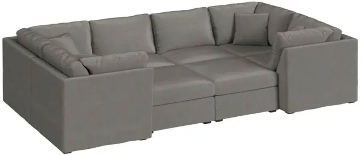 Simply Elements The Pit 8 Piece Sectional