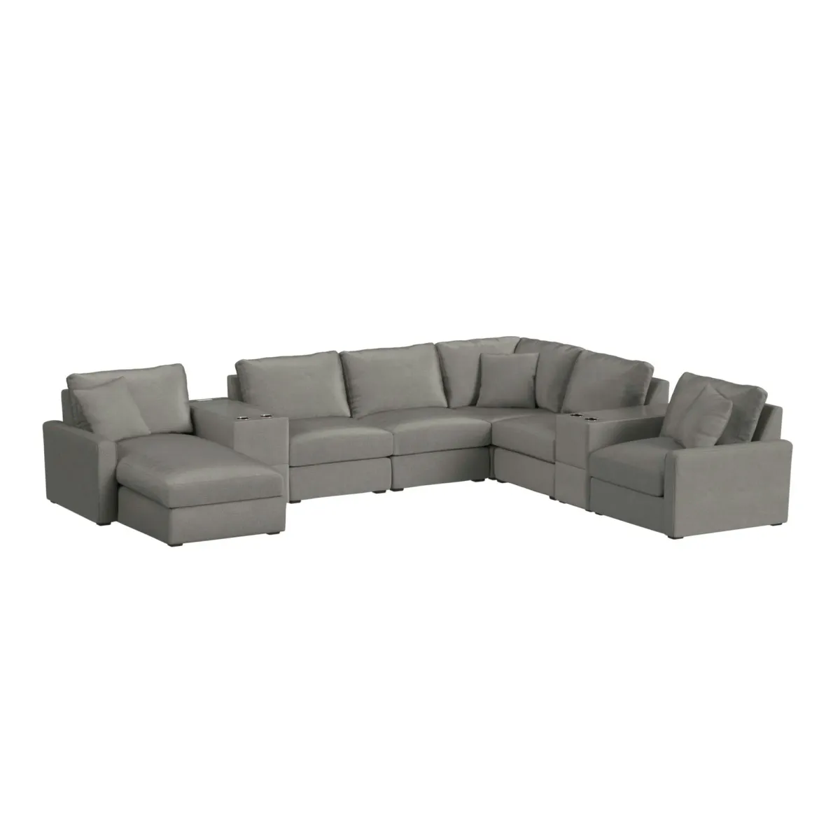 Simply Elements The Big Way 8 Piece Sectional