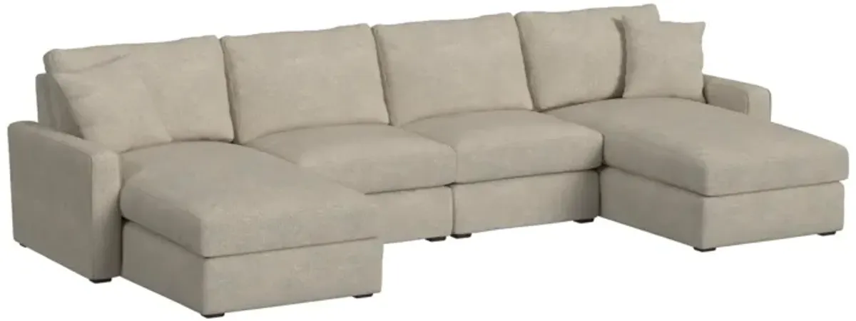 Simply Elements Double Trouble 4 Piece Sectional