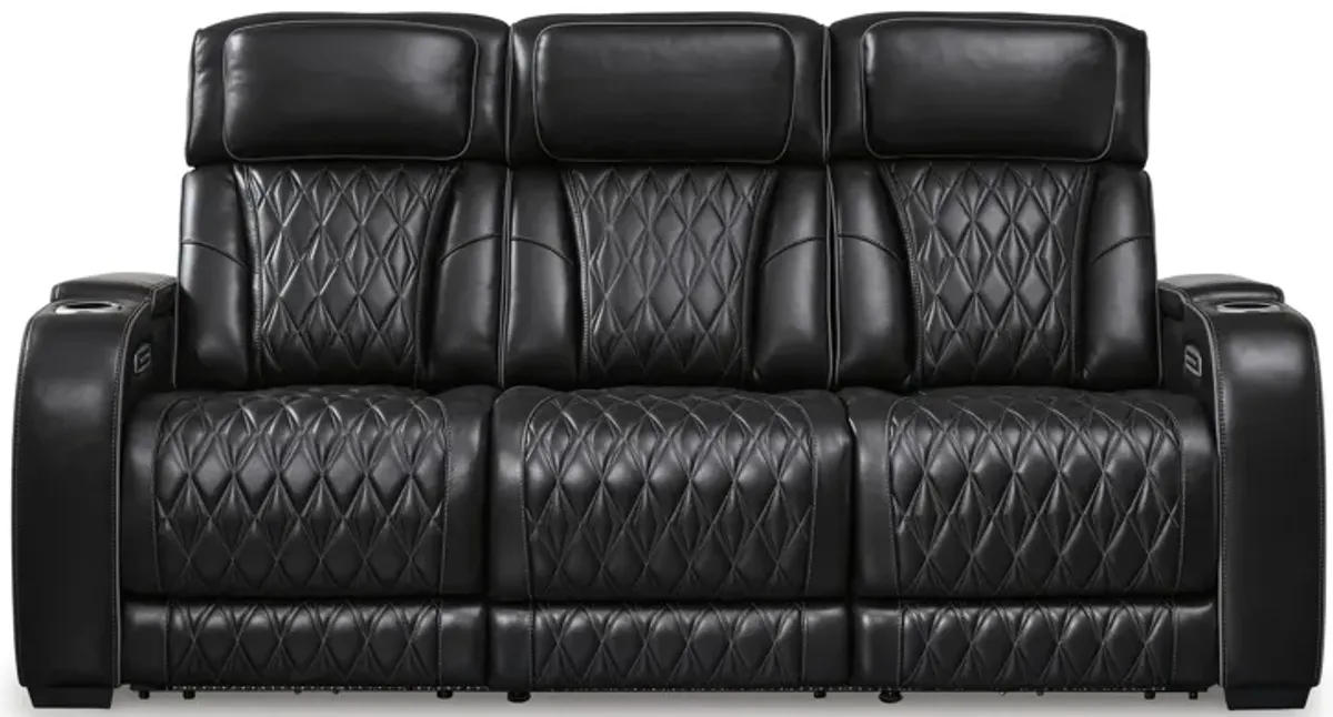 Ashley Furniture | Boyington Power Reclining Sofa | Black