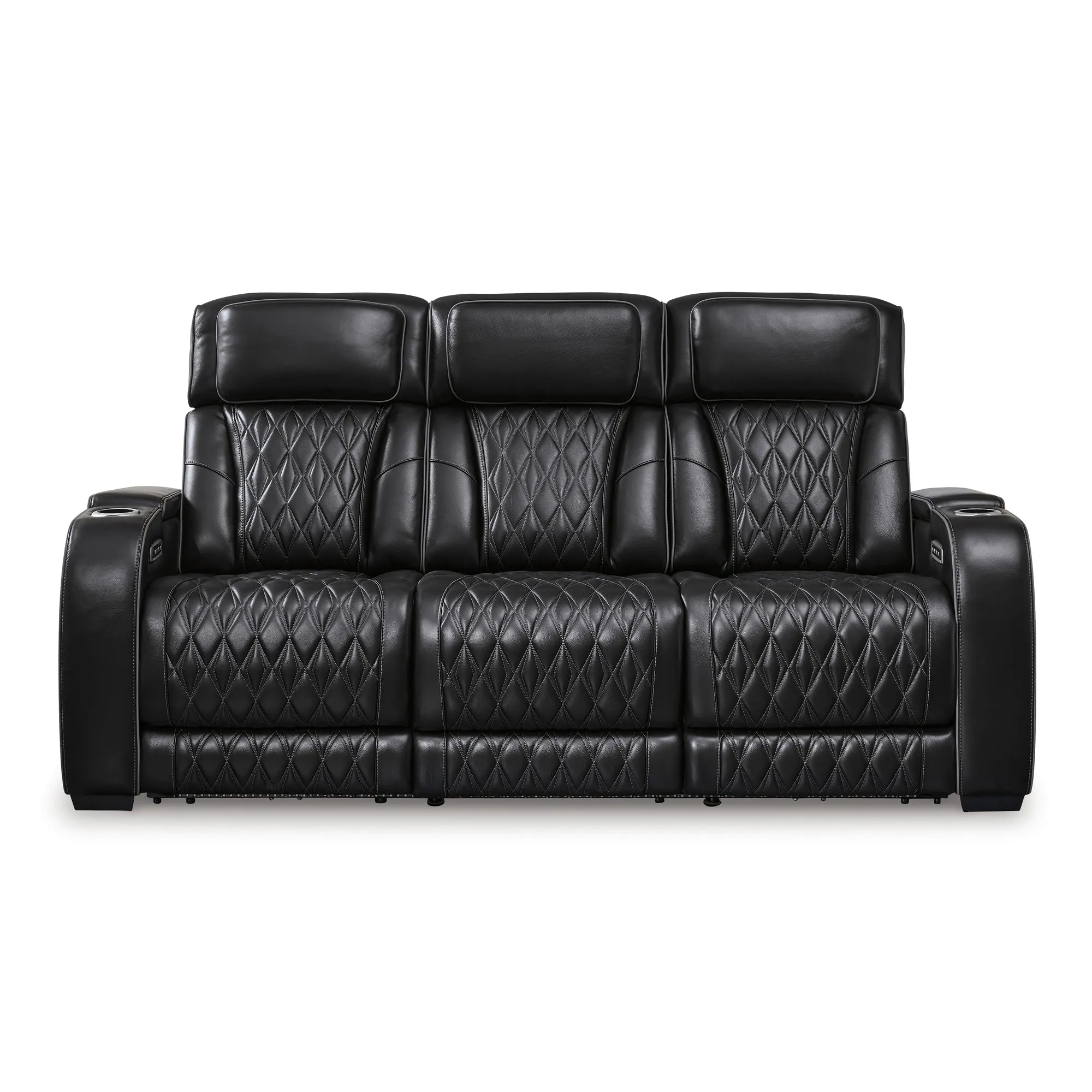 Ashley Furniture | Boyington Power Reclining Sofa | Black