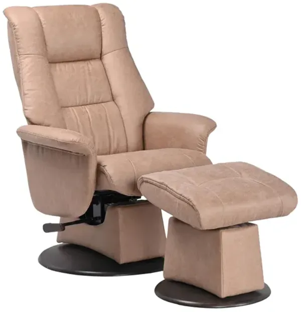 Benchmaster Victoria Glider Recliner with Ottoman