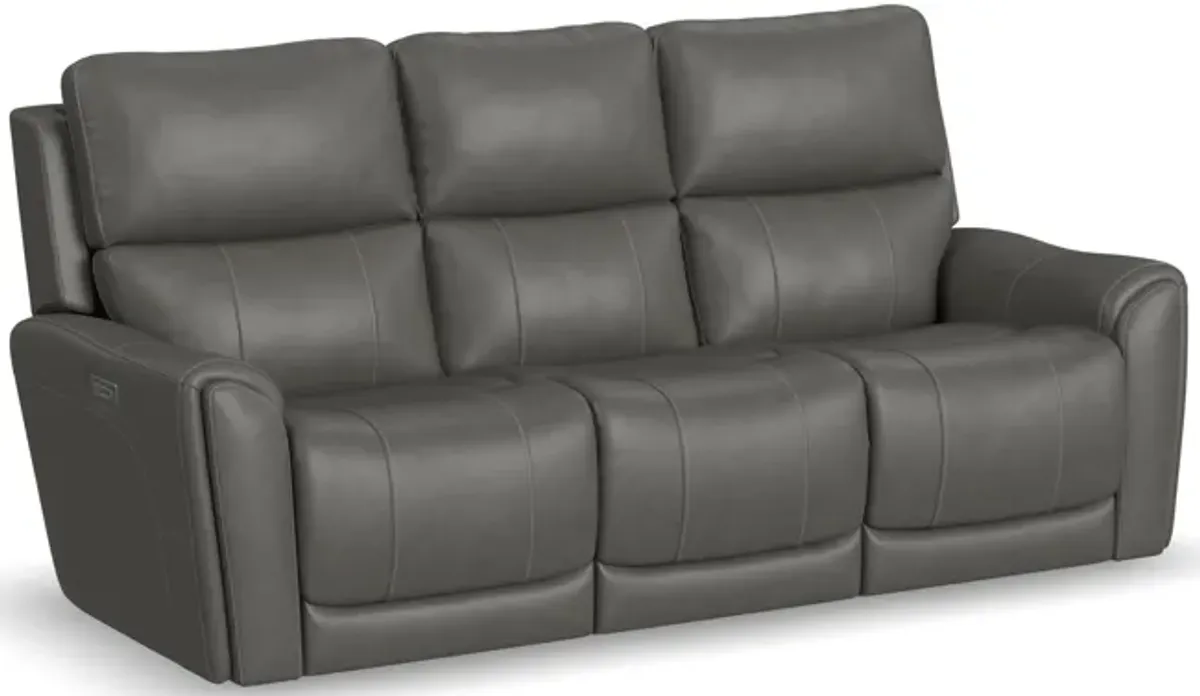 Flexsteel | Dylan Power Reclining Sofa | Smoke