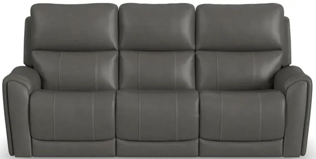 Flexsteel | Dylan Power Reclining Sofa | Smoke