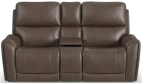 Flexsteel Dylan Power Reclining Console Loveseat