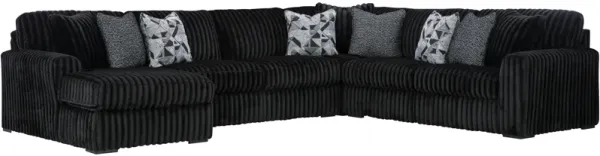 Ashley Furniture Midnight-Madness 4 Piece Modular Sectional with Left Chaise