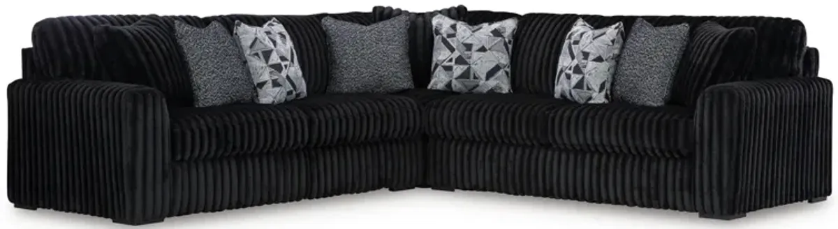 Midnight Madness 3 Piece Sectional