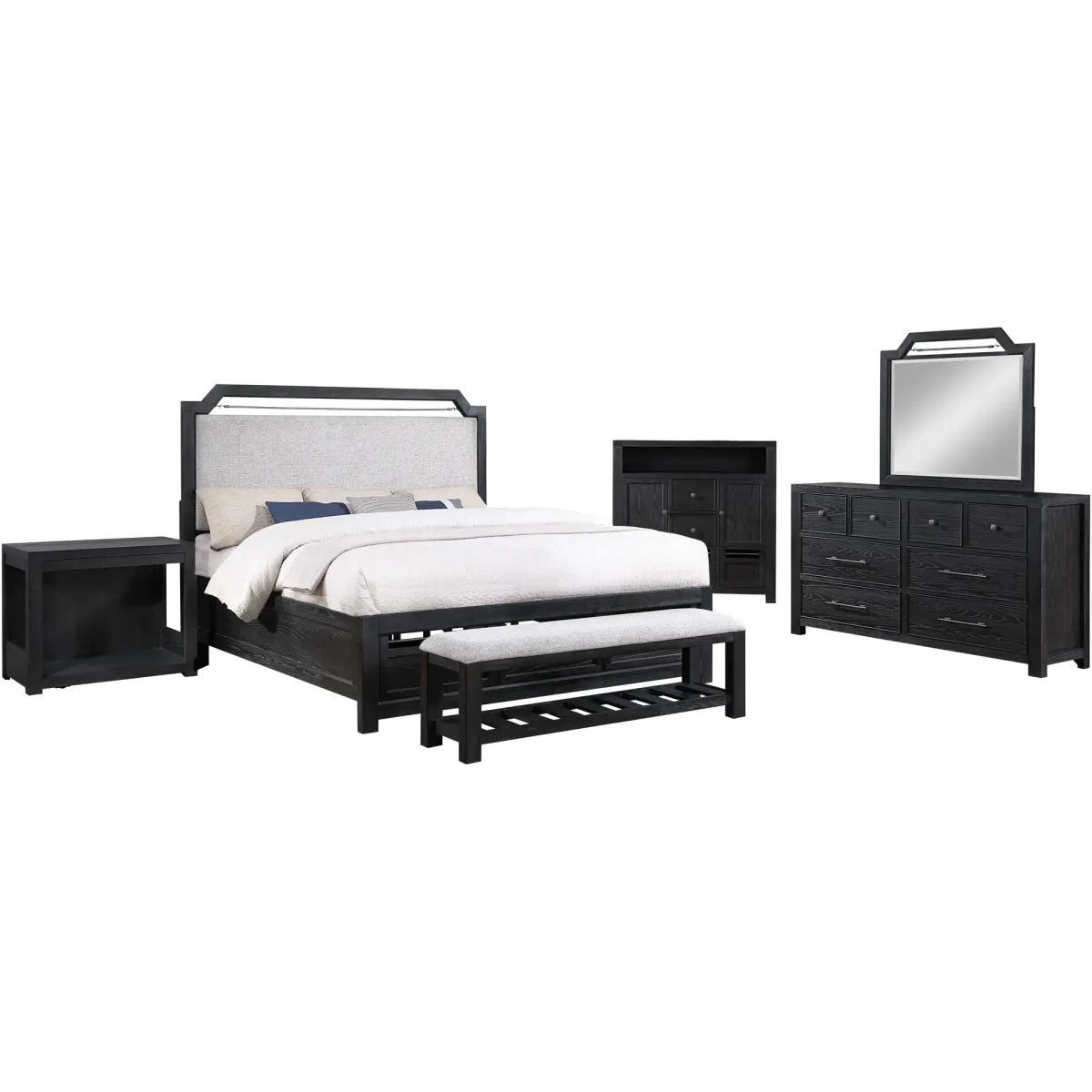 Midnight Valley 4 Piece Room Group