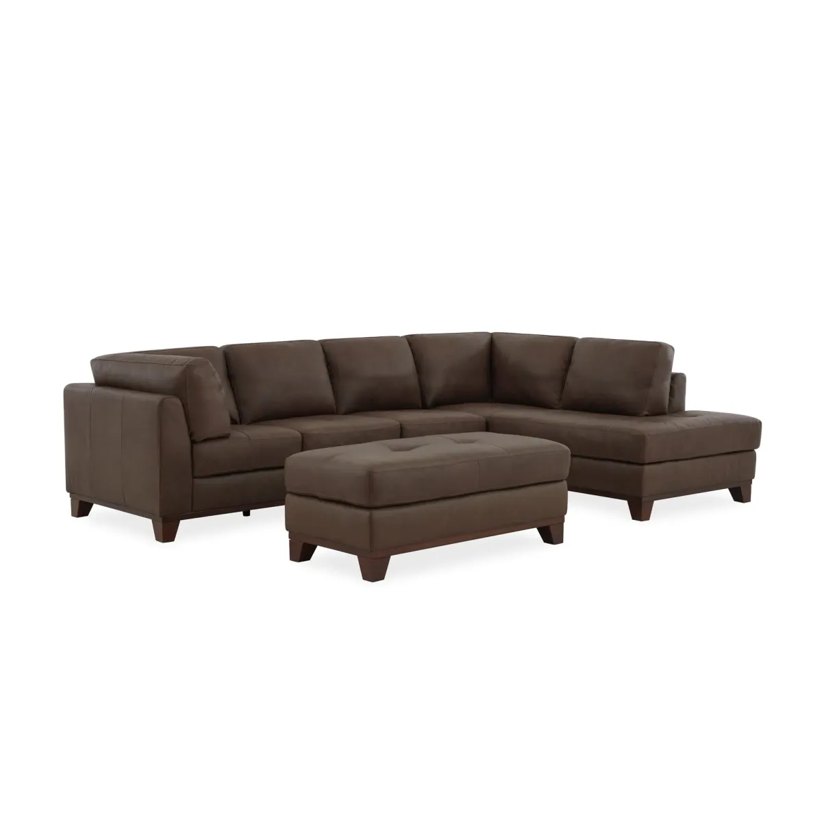 Kuka Home Branford 2 Piece Right Chaise Sectional